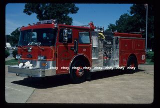 Memphis Tn E10 1986 Pirsch Pumper Fire Apparatus Slide
