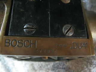 Bosch Magneto Du4 Vintage Serial 271397
