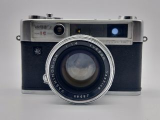 Vintage Yashica IC Lynx - 14E 35mm Rangefinder Camera Yashinon DX 45mm F:1.  4 Lens 2
