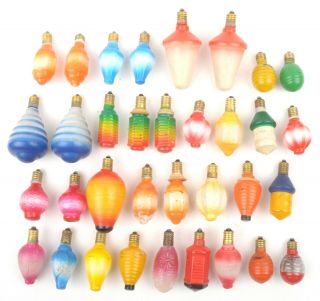 Vintage Figural Christmas Lights - Lanterns - Vesta/winfield/pifco Etc.