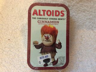 Altoids Christmas Limited Edition Heat Miser Tin Cinnamon Rare