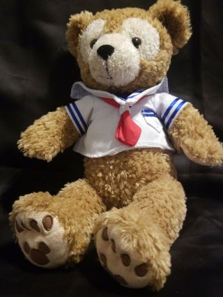 Disney Parks Duffy Plush Teddy Bear Sailor Outfit Stuffed Animal Toy Nautical