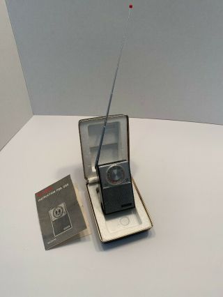 Sony 2f - 23w Mini Am Fm Pocket Radio Leather Case