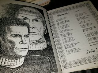 Star Trek Fanzine 1983 TWIN DESTINY 189 OF 250 W/ POSTER SPOCK VINTAGE 2