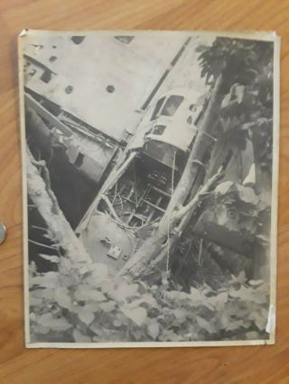 Shot Down 3 Orig Ww2 Large Photo Hollandia Japanese Aircraft Destroyed Us Navy