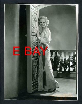 Vintage Lyda Roberti " Publicity Portrait " 1930 