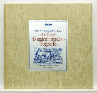 Richter - Bach The 6 Brandenburg Concertos Archiv Sapm 104971/2 2xlps Box