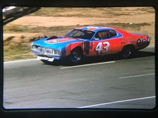 Vintage 35mm Racing Slides 1975 Riverside Richard Petty Dodge Charg