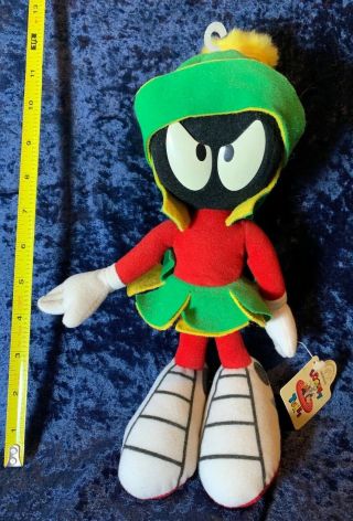 1994 Marvin The Martian Plush 12” By Applause Looney Tunes Warner Bros Nwt 90s