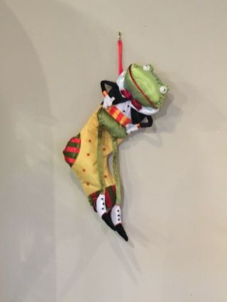 Krinkles Department 56 By Patience Brewster Mr Frog Christmas Stocking