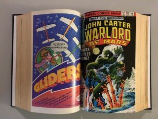 Bound Volume Of The Complete Marvel Comic’s John Carter,  Warlord Of Mars