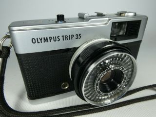 Old Vintage Olympus Trip 35 Compact 35mm Film Camera