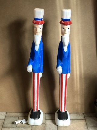 Vintage Don Featherstone 1996 Uncle Sam Fourth Of July Blow Mold - Union Products