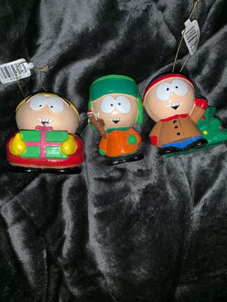 South Park Stan Cartman Kyle Christmas Ornament Kurt S Adler Comedy Central