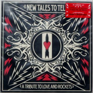 Love And Rockets Tribute " Tales To Tell " Signed 2009 Us Red Colored Lp 45rpm