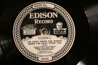 Edison 52289 Ernie Golden Vaughn De Leath I 