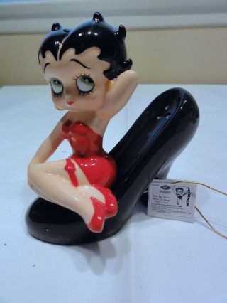 Betty Boop " Betty On Shoe " Salt & Pepper Shakers - - Set