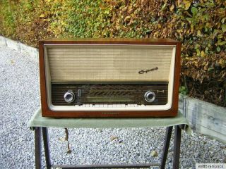 Big Telefunken Opus Stereo Tube Radio With Fm & Shortwave.  10 Tubes.  1959