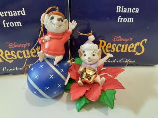Disney President ' s Edition Ornaments Scholastic The Rescuers 