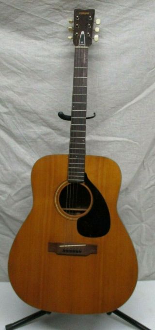 Vintage Yamaha Fg - 140 Nippon Gakki Red Label Acoustic Guitar 6 String Guitar
