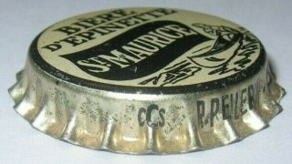 ST.  MAURICE BIERE D ' EPINETTE SPRUCE BEER SODA BOTTLE CAP; QUEBEC; CORK 2