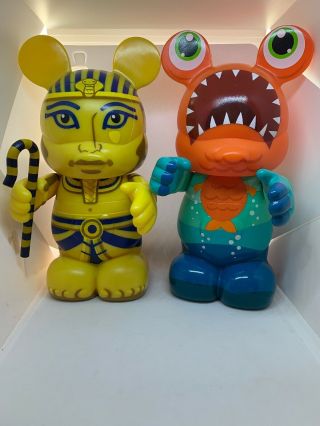 2 Disney Vinylmation 9 Inch Figures Urban 7 And Urban 8 Limited Edition Of 800