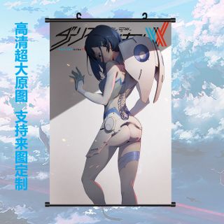 Anime Game Darling In The Franxx 002 Wall Home Decor Scroll Poster 60 90cm V16
