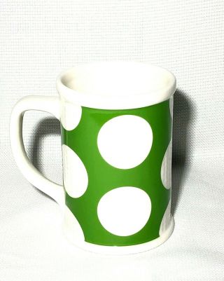 Starbucks 2006 Green And White Dimpled Golf Balls Coffee Cup Mug 16 Oz 3