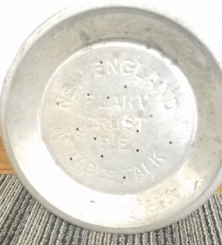 Vintage England Table Talk Pie Plate 10 Cent Dep