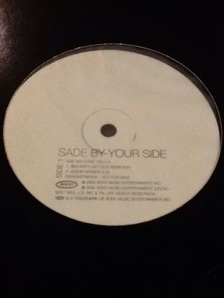Sade By Your Side 12 " Vinyl Single Ben Watt Lazy Dog Neptunes Mixes House Record