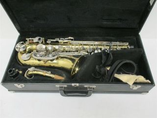 Vito Vintage Alto Saxophone Sn 914680 W/ Brilhart Special Ebolin Mp & Case