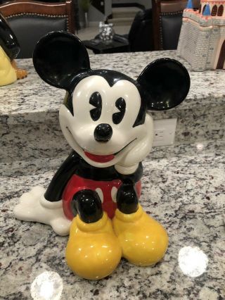 Treasure Craft Disney Mickey Mouse Collectible Ceramic Cookie Jar