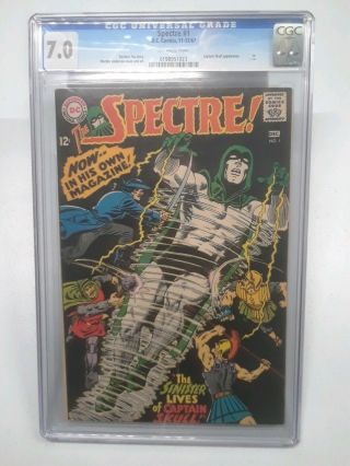 Dc Spectre 1 Silver Age,  7.  0 Cgc Graded/slabbed Comic Book,  Nov/dec 1967