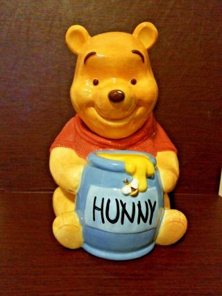 Vintage Disney Exclusive Simply Pooh Hunny Pot Winnie The Pooh Cookie Jar