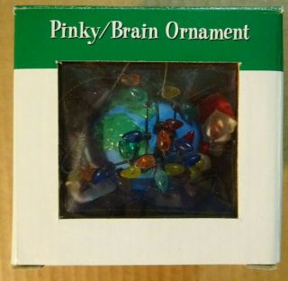 Wb Pinky And The Brain Novelty Christmas Tree Ornament 1997 - Cartoon Network