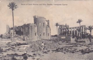 Cyprus Postcard Famagusta Ruins Of St Nicholas St Sophia By Foscolo No 09 5794