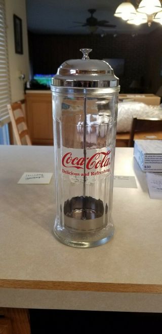 Coca Cola Straw Dispenser & Salt Pepper