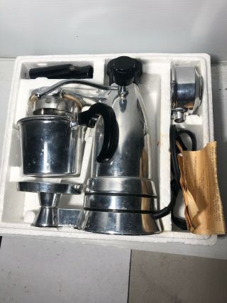 Signor Salton Ex - 3 Cappuccino Espresso Made In Italy Vintage In Packaging