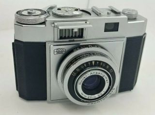Vintage German Zeiss Ikon Contina Rangefinder Film Camera W/leather Case