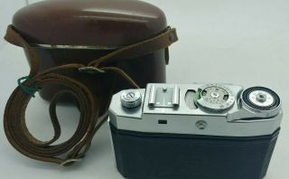 Vintage German Zeiss Ikon Contina rangefinder film Camera w/leather case 3