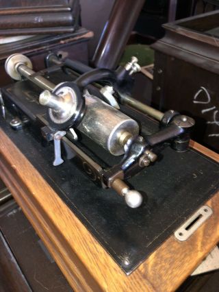 Edison Home Phonographs W/ C Reproducer & Shaver.