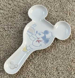 Mickey Mouse Ears Spoon Rest Chef Mickey By Disney Theme Parks Ceramic Kitchen