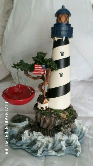 Yankee Candle Lighthouse Hanging Tart Warmer Burner Vintage Beach Shore Boat