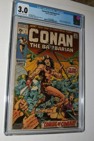 Conan The Barbarian 1 Cgc 30 1st Conan 1st King Kull 1970