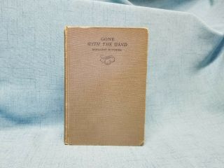Vintage June 1936 Gone With The Wind Book " First Edition " By Margaret Mitchell