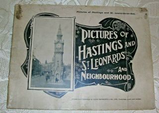 Unique Antique Photo Album - Circa 1900 - Hastings And St Leonards On Sea.