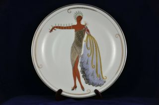 Collector Plate House Of Erte Franklin " Diva Ii " - Retro Style
