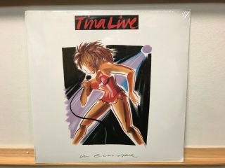 Tina Turner Live In Europe 2 Lp 1988 Bowie Clapton Robert Cray