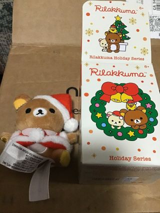 Rilakkuma Christmas Holiday Series Mini Plush Santa