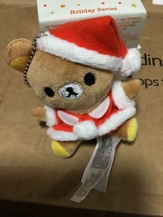 Rilakkuma Christmas Holiday Series Mini Plush Santa 2